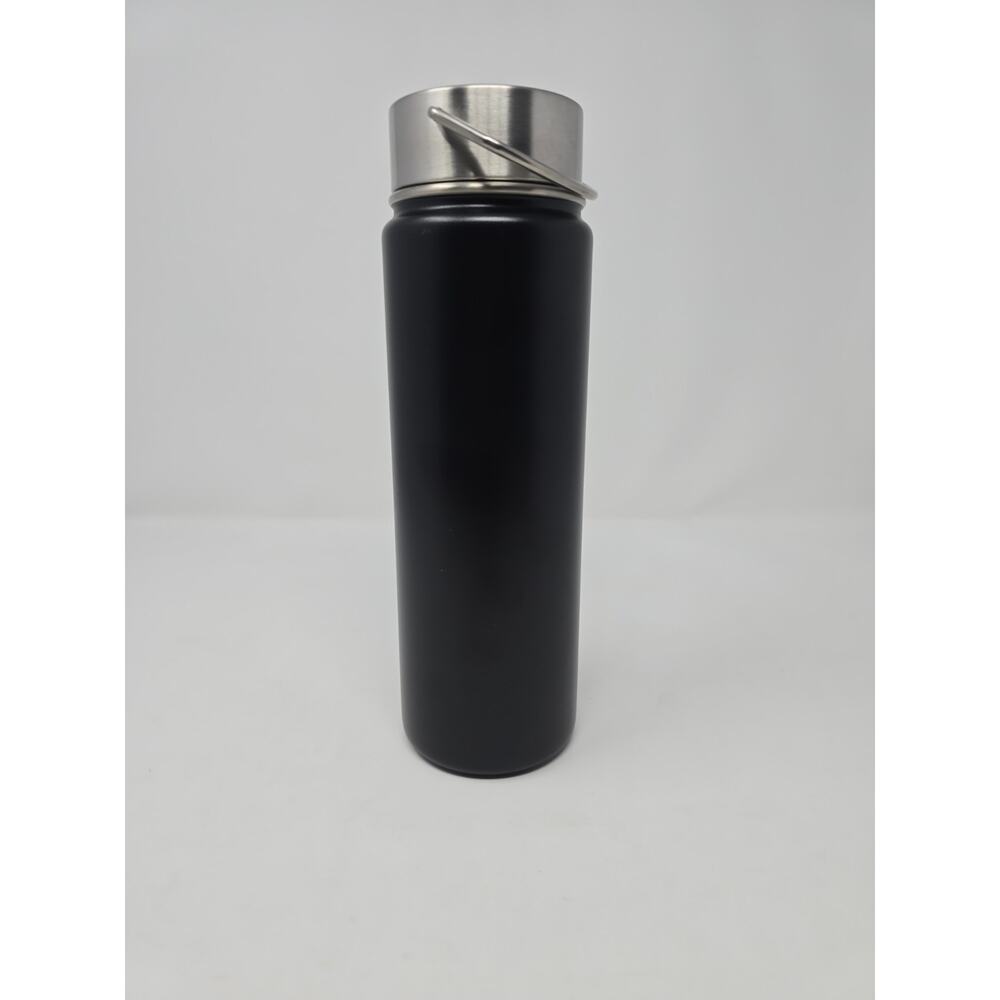 Alo Yoga 24 oz Stainless Steel Water Bottle Black Insulated BPA Free NWT A0503U - Picture 2 of 5
